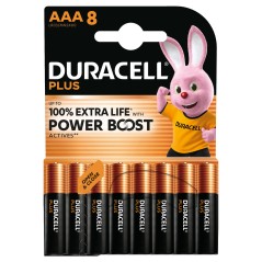 Duracell Household Battery Single-Use MN2400B8 - Reliable Power for Everyday Devices